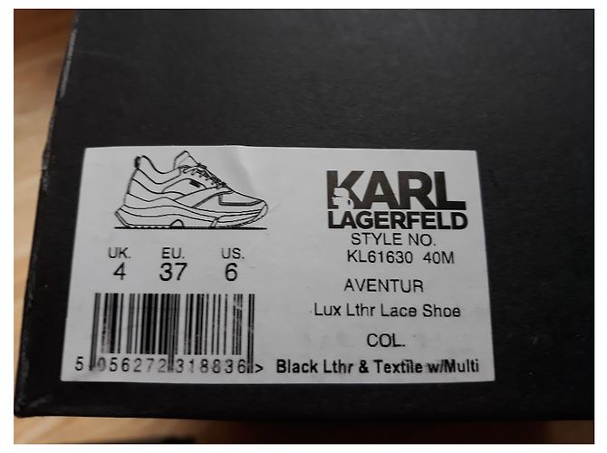 Karl Lagerfeld La scarpa con lacci Aventur Lux Lthr Multicolore - vista 10