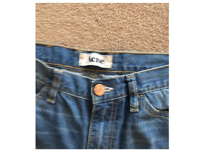 Acne Acné L.T.Vaqueros bootleg W de V / Poem28 l 30 Azul - vista 2