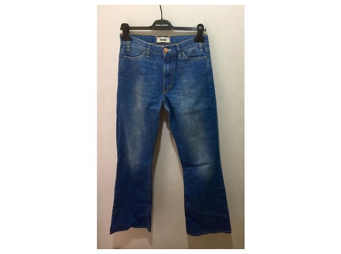 Acne Acné L.T.Vaqueros bootleg W de V / Poem28 l 30 Azul - vista 5