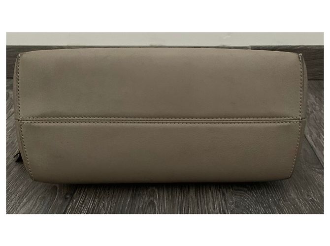 Fendi By The Way Tasche Leder Beige Grau Schlangen Details - Ansicht 3