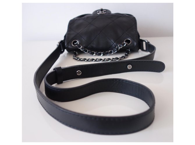 BORSA CHANEL CLASSICA PM Nero - vista 7