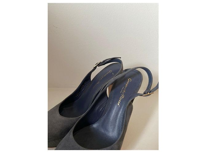 Decolleté slingback Gianvito Rossi Grigio - vista 10