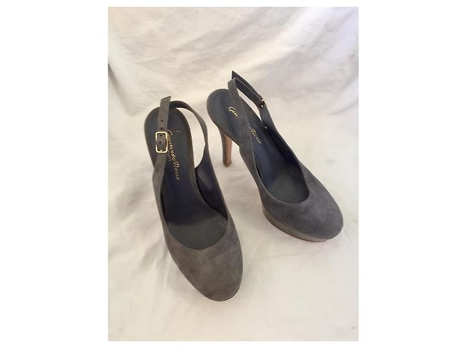 Decolleté slingback Gianvito Rossi Grigio - vista 2