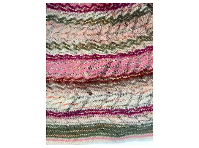 Stola Missoni in kid mohair Multicolore - vista 3