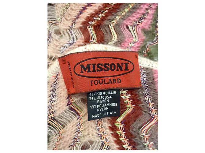 Stola Missoni in kid mohair Multicolore - vista 4