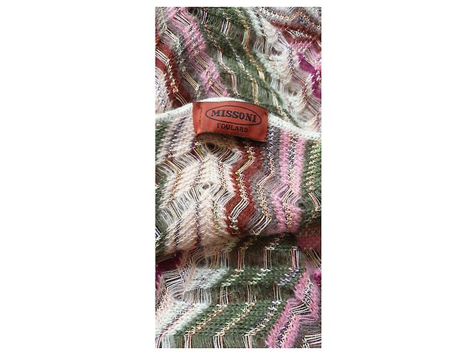 Stola Missoni in kid mohair Multicolore - vista 7