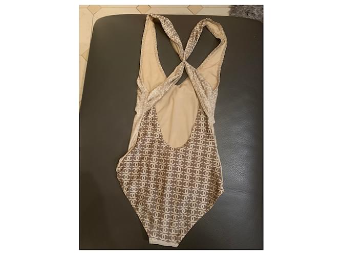 Chanel Costume da bagno Marrone chiaro - vista 3
