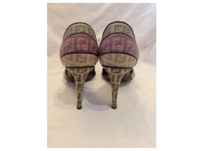 Tacones fendi zucca - vista 4