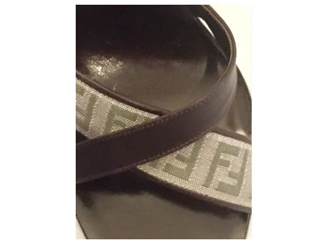 Tacones fendi zucca - vista 8