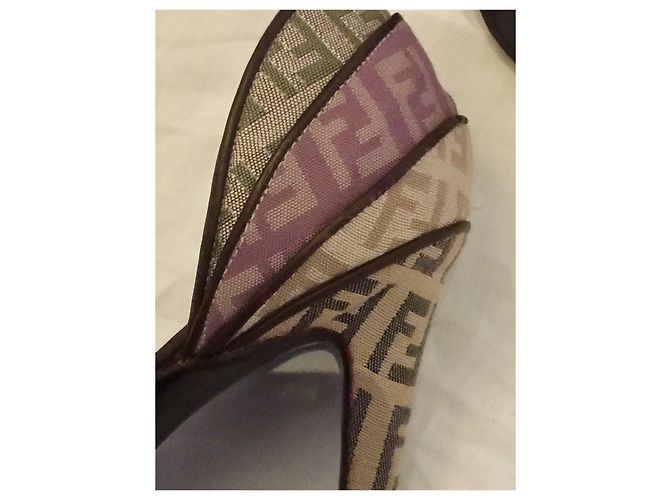 Tacones fendi zucca - vista 9