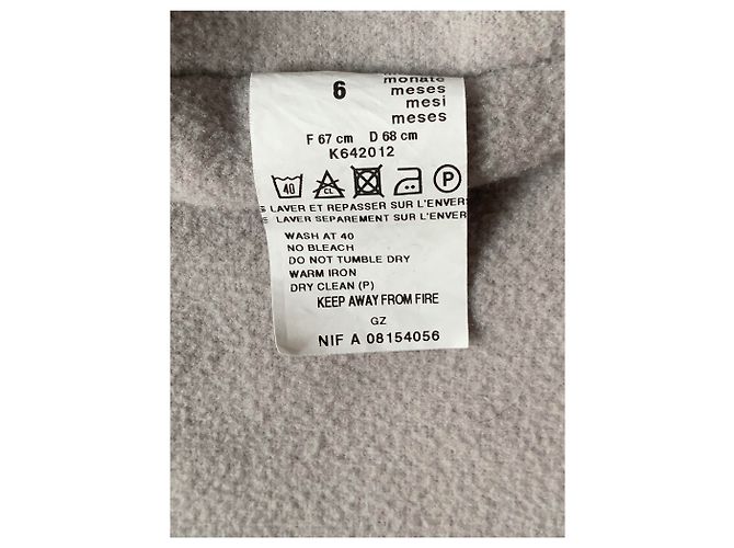 Kenzo Parka Prince de Galles Gris anthracite - vue 4