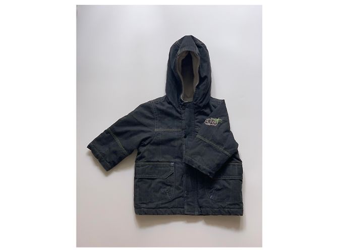 Kenzo Parka Prince de Galles Gris anthracite - vue 6