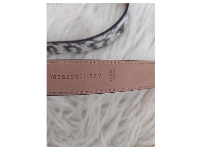 Beautiful crystal bugs fendi python belt - view 4