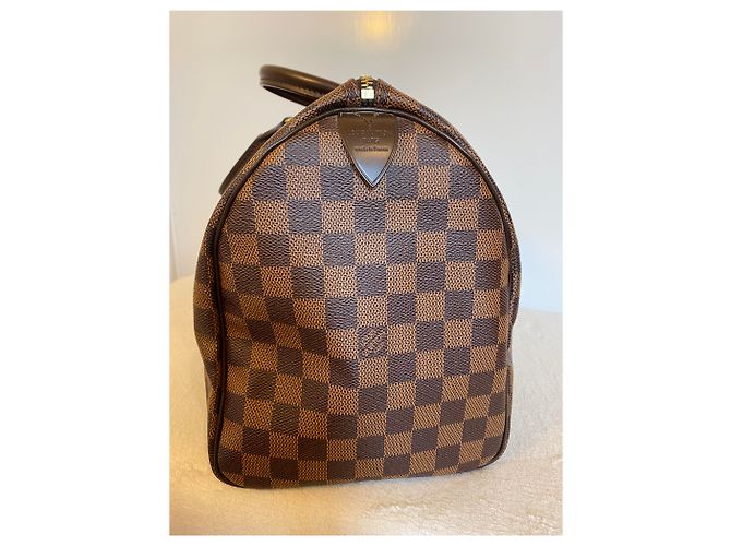 Louis Vuitton Speedy 35 damier ebene Marrone - vista 5