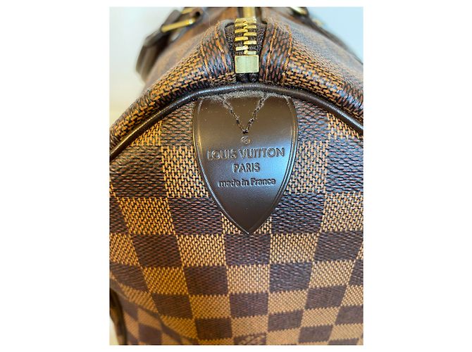 Louis Vuitton Speedy 35 damier ebene Marrone - vista 6