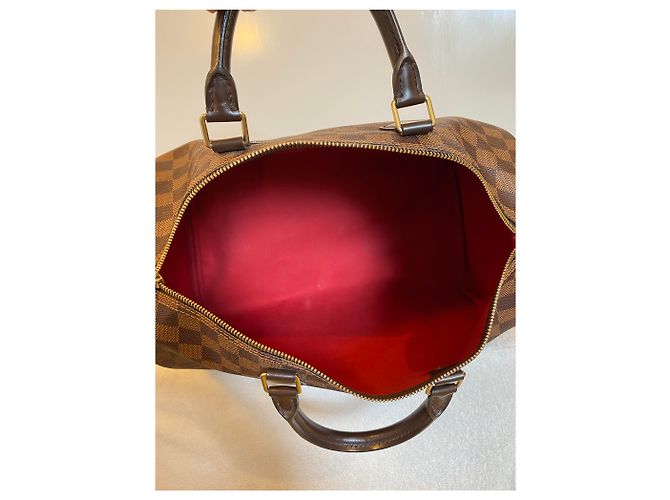Louis Vuitton Speedy 35 damier ebene Marrone - vista 7