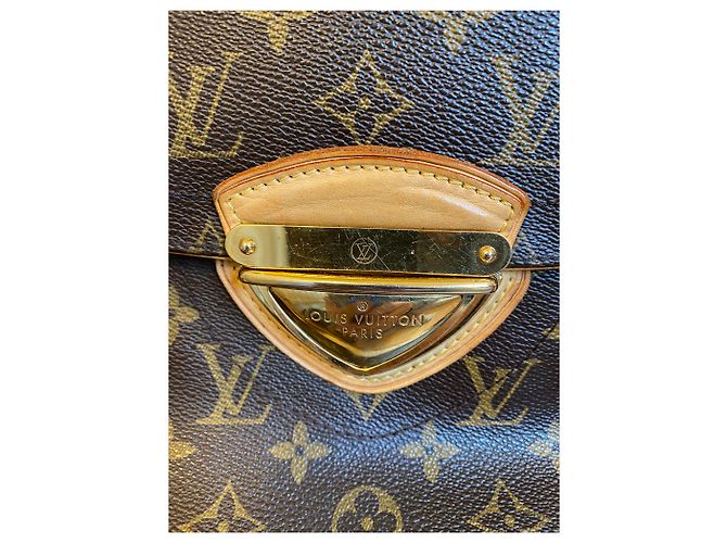Borsa a tracolla Louis Vuitton Beverly GM Marrone - vista 11