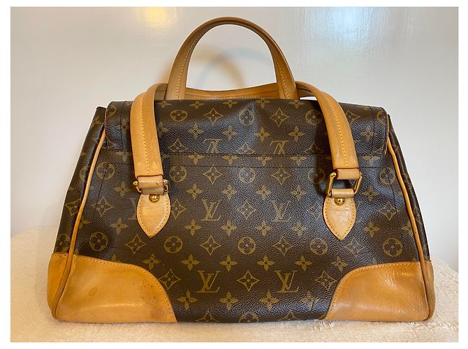 Borsa a tracolla Louis Vuitton Beverly GM Marrone - vista 2