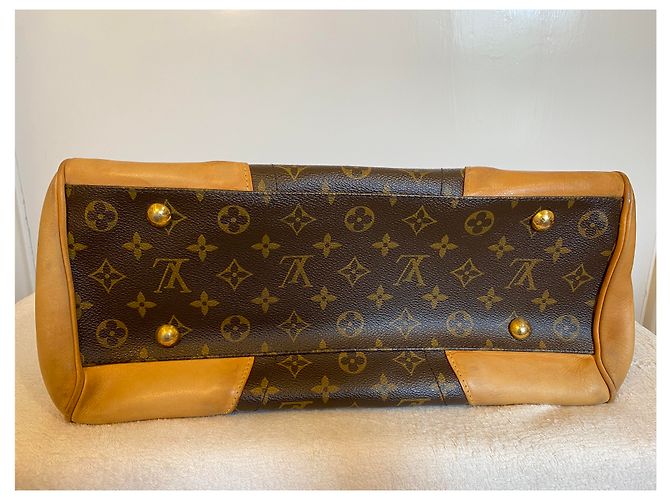 Borsa a tracolla Louis Vuitton Beverly GM Marrone - vista 3