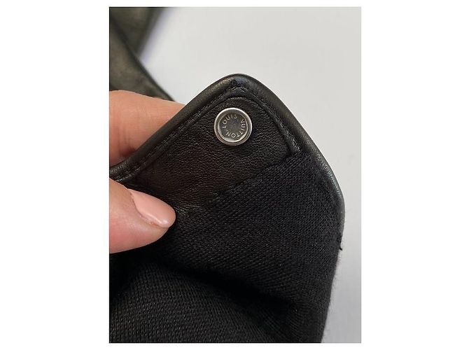 Louis Vuitton Monogram Shadow Klassische Handschuhgröße 9.5 Schwarz - Ansicht 10