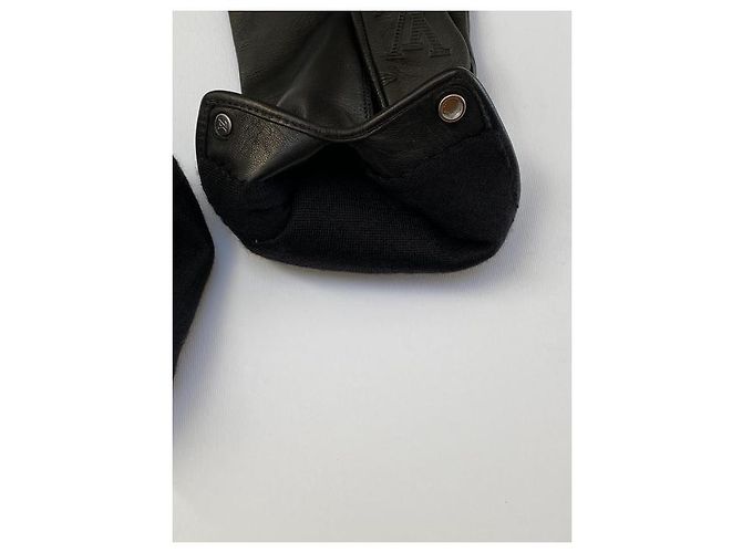 Louis Vuitton Monogram Shadow Klassische Handschuhgröße 9.5 Schwarz - Ansicht 11