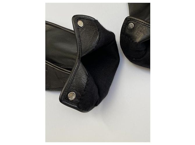 Louis Vuitton Monogram Shadow Klassische Handschuhgröße 9.5 Schwarz - Ansicht 9