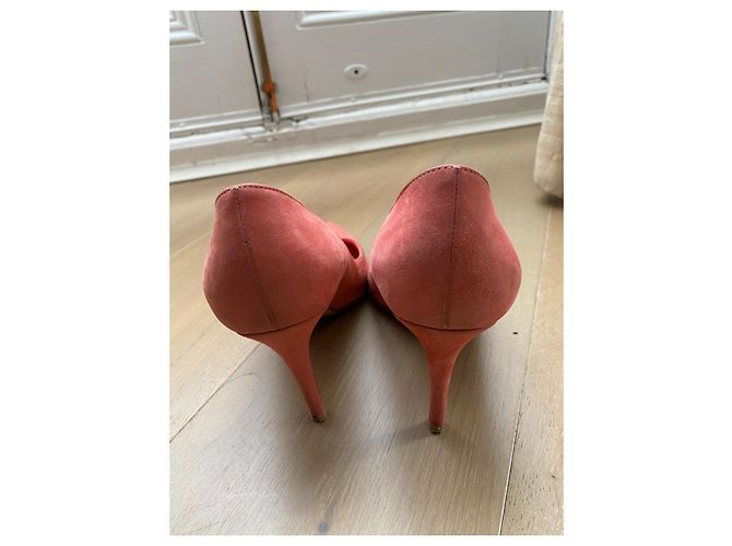 Gianvito Rossi Decolleté Gianvito Ross in camoscio Rosa - vista 6