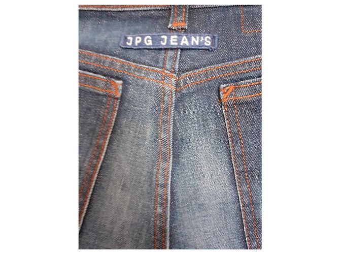 Jean Paul Gaultier Jeans Mix Azul Algodón - vista 2