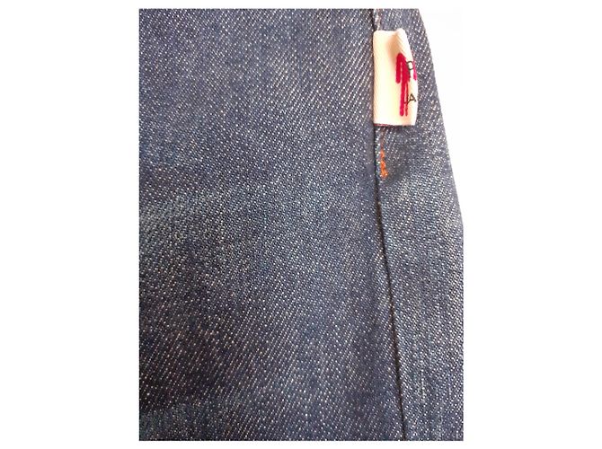 Jean Paul Gaultier Jeans Mix Azul Algodón - vista 4