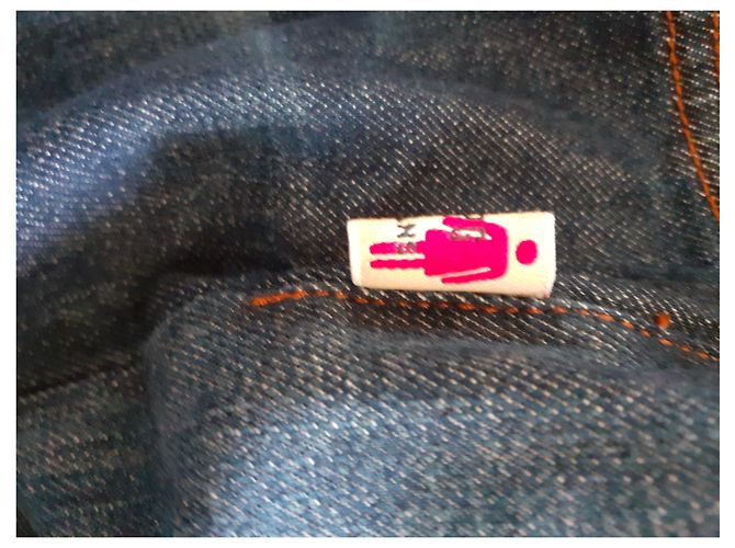 Jean Paul Gaultier Jeans Mix Azul Algodón - vista 6