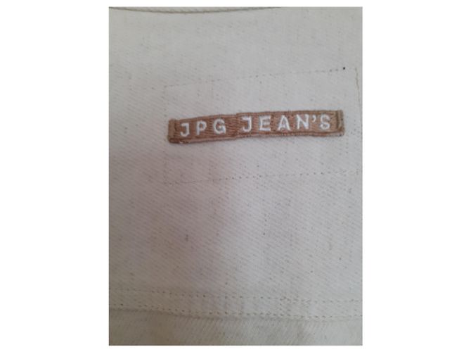 Jean Paul Gaultier Jacke aus Baumwolle Eggshell XXL Aus weiß - Ansicht 2