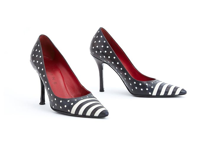Céline NERO RIGHE A POIS FR37.5 - vista 2