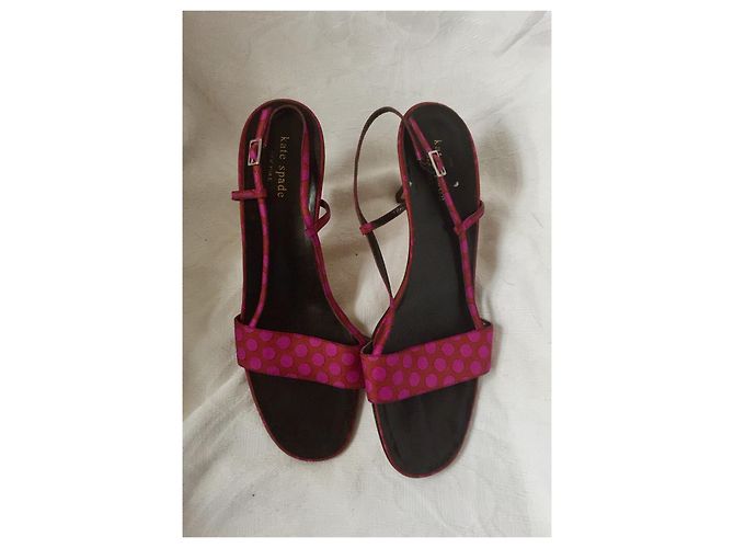 Sandali Kate Spade con pois Rosa Rosso - vista 2