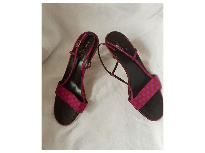 Sandali Kate Spade con pois Rosa Rosso - vista 3