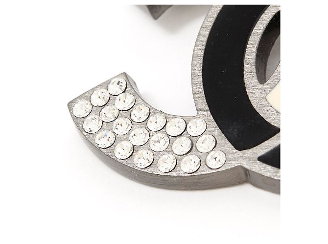 Chanel CC SCHWARZWEISS Silber - Ansicht 2