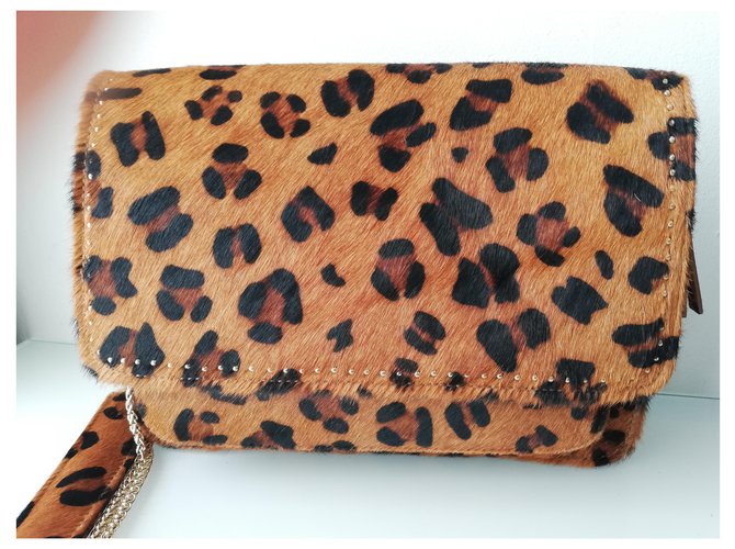 Borsa a mano One step in pelle leopardata Stampa leopardo - vista 12