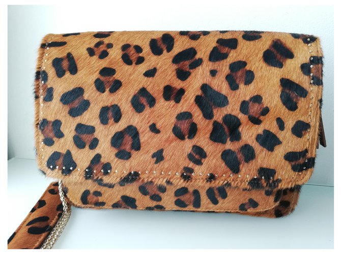 Borsa a mano One step in pelle leopardata Stampa leopardo - vista 13