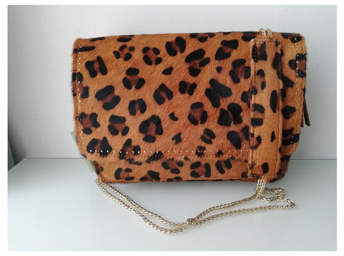 Borsa a mano One step in pelle leopardata Stampa leopardo - vista 14