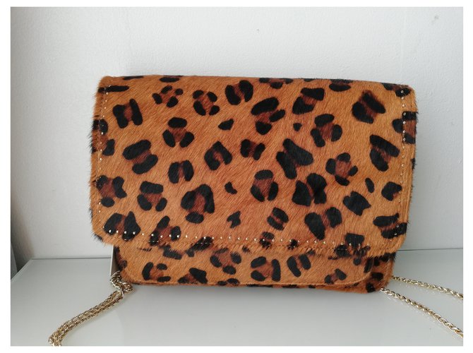 Borsa a mano One step in pelle leopardata Stampa leopardo - vista 3