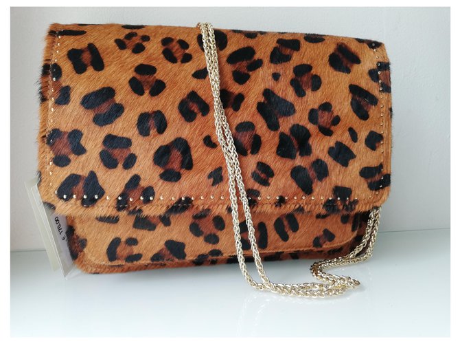 Borsa a mano One step in pelle leopardata Stampa leopardo - vista 4