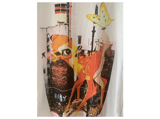 Maglietta bianca Bambi eleven Paris - vista 2