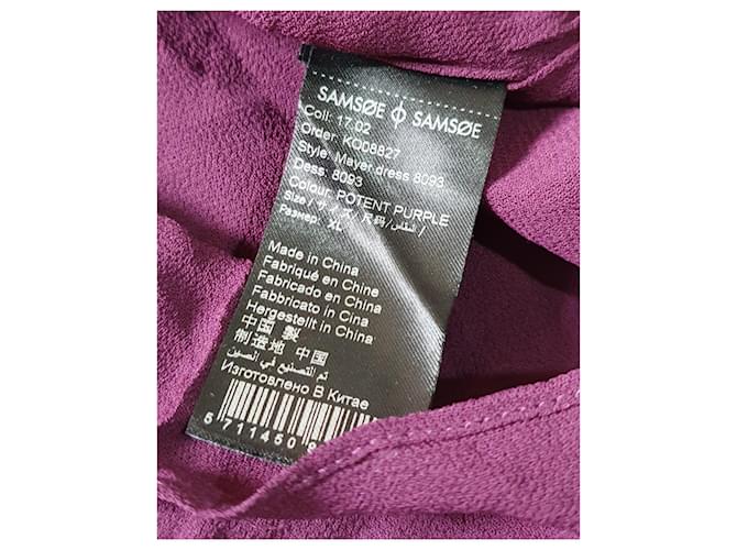 Vestido Samsoe & Samsoe Mayer de encaje morado Púrpura - vista 6