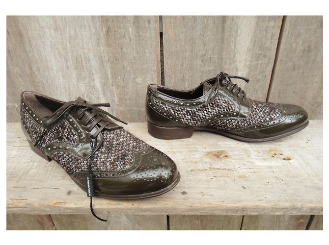 Dolce & Gabbana P Derbys 39 Hellbraun - Ansicht 5