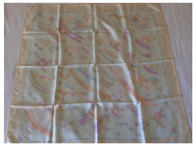 Hermès Hermes Square 90X90 Parlami del cavallo Multicolore - vista 4