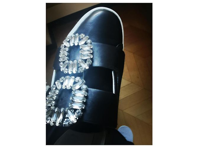 Sneakers Roger Vivier Sneaky Viv in pelle nera Nero - vista 4