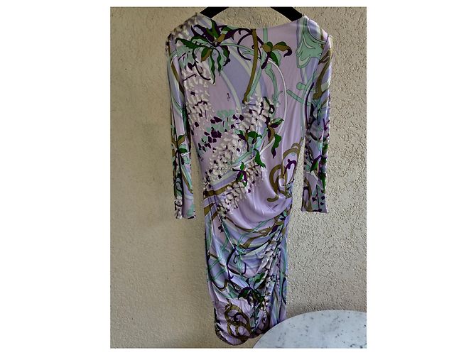 Mini abito in viscosa multicolore Emilio Pucci - vista 2