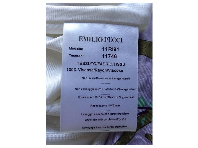 Mini abito in viscosa multicolore Emilio Pucci - vista 7