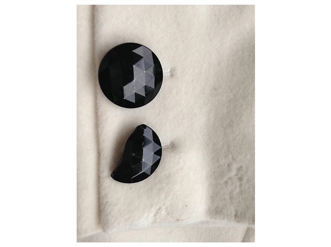 Abrigo Salvatore Ferragamo de cachemir crema Crudo - vista 4