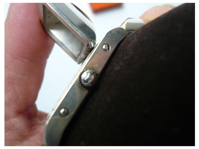 Hermès Reloj HERMES Médor en excelente estado Negro - vista 5