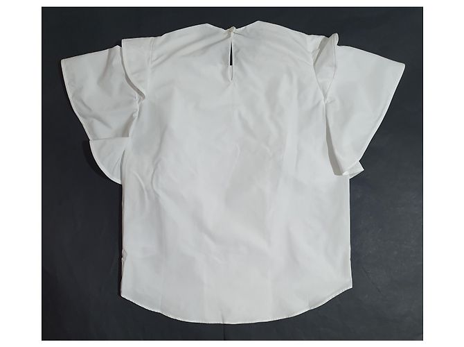 Blusa Mulberry Veronica de algodón blanco - vista 2